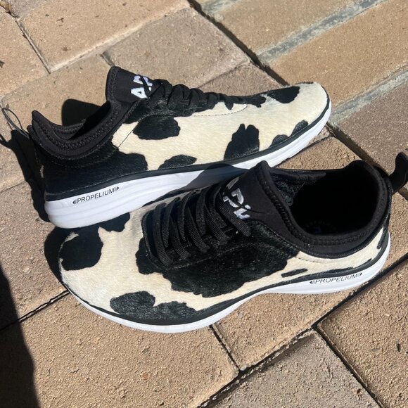 New APL Women's Iconic Phantom Black / White / Cow 7.5 - Picture 4 of 4